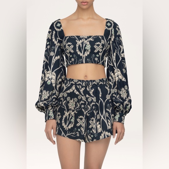 Agua by Agua Bendita Tops - AGUA by AGUA BENDITA Pera Gema Crop Top NEW